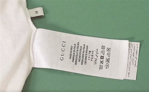 gucci care label|gucci label image.